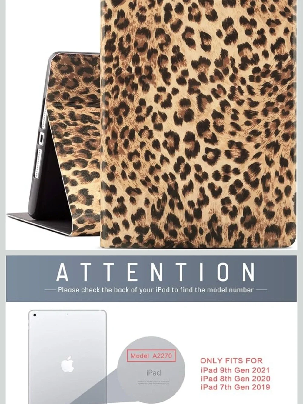 Leopard Print iPad Cover
